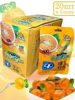 Жевательный мармелад 4D со вкусом Апельсина 20 г * 20 шт