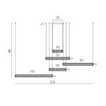 Подвесная люстра Divinare RENATA 1135/17 SP-195