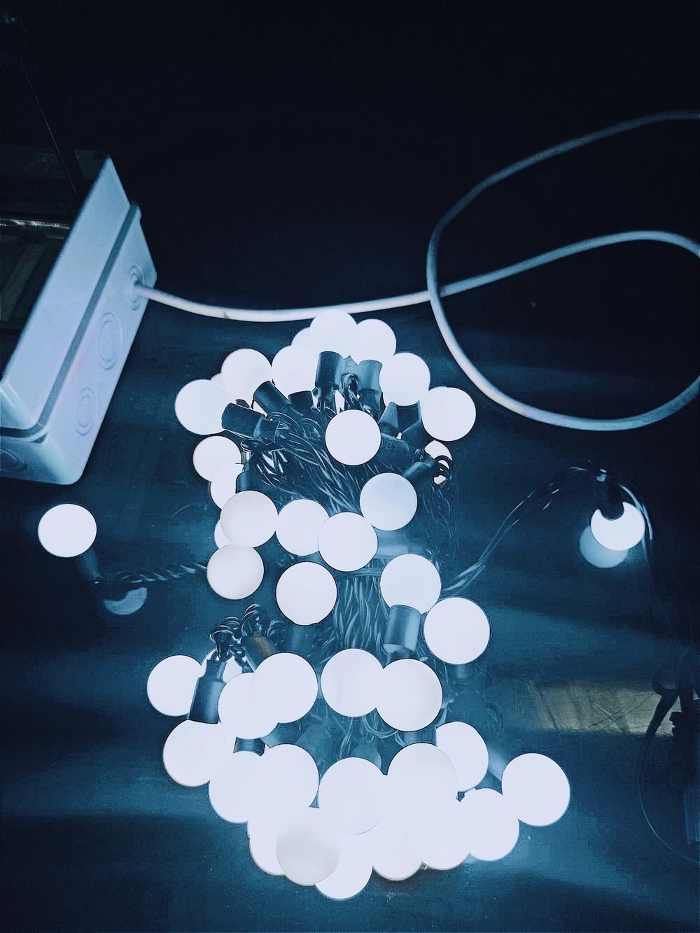 уличная светодиодная гирлянда на елку