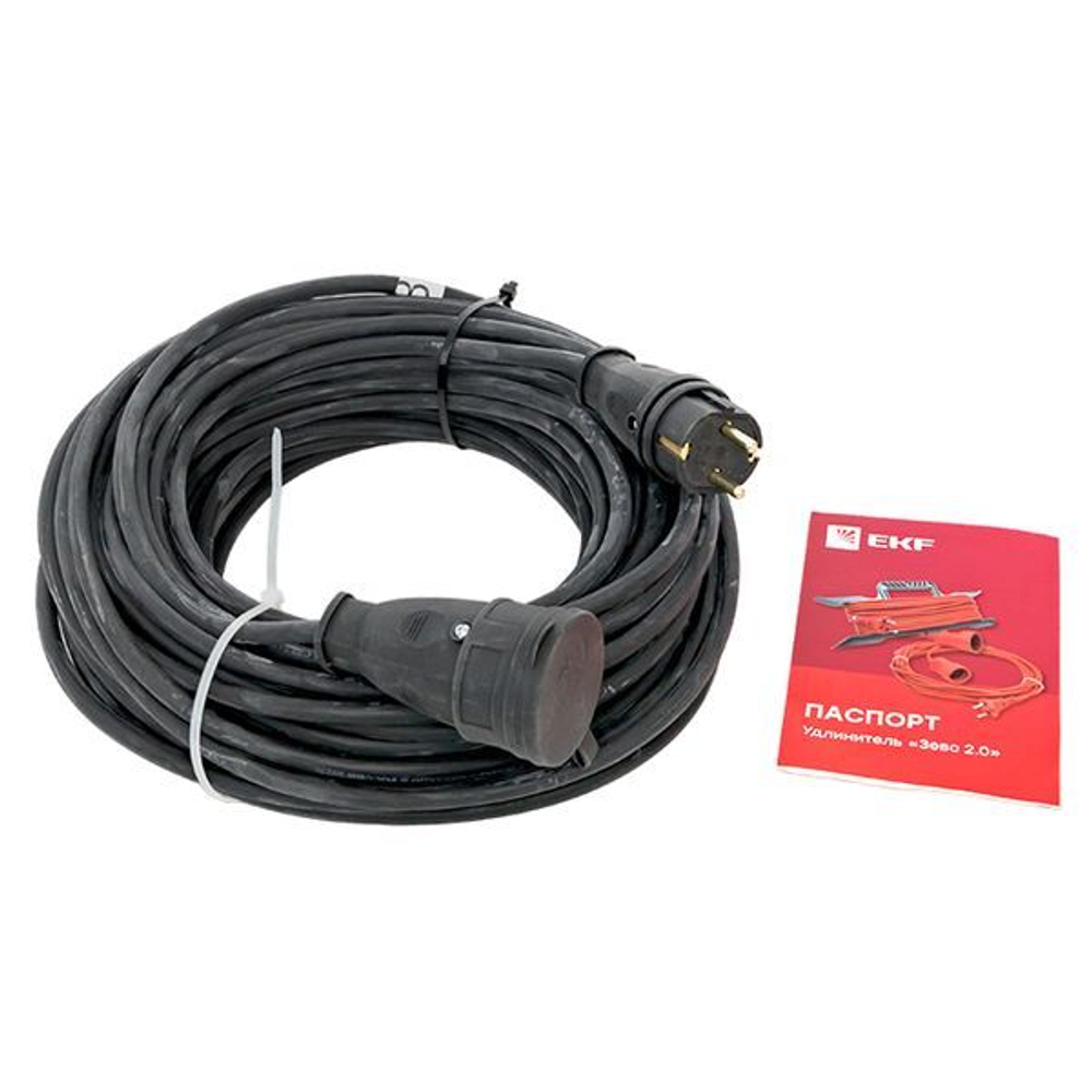 Удлинитель  EKF USB02-16-325-1-20-IP44