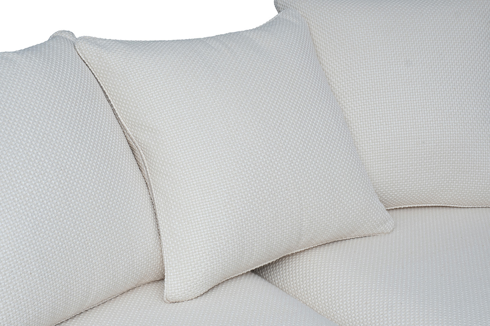 Диван Garda Decor Роберто (Roberto) трехместный, рогожка кремовый BOTEGA-SVBEG 250*100*90 см
