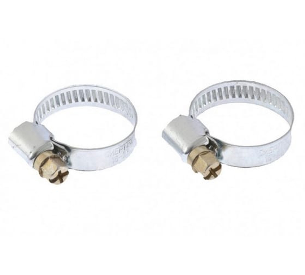 Хомуты СИБРТЕХ металлические 20-32мм 2шт.