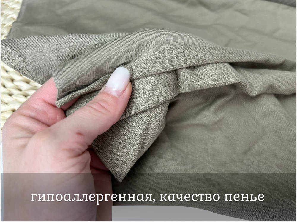 Футер 2-н петля ПЫЛЬНАЯ ОЛИВКА