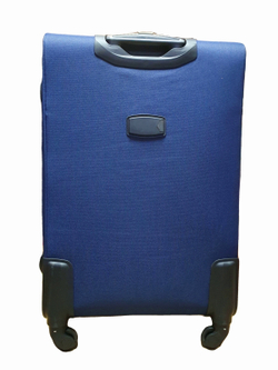 Чемодан на колесах тканевый L’case Barcelona размера M+ (70.5х45х30 (+5) см), объем 85 литров, вес 3,75 кг, Фиолетовый