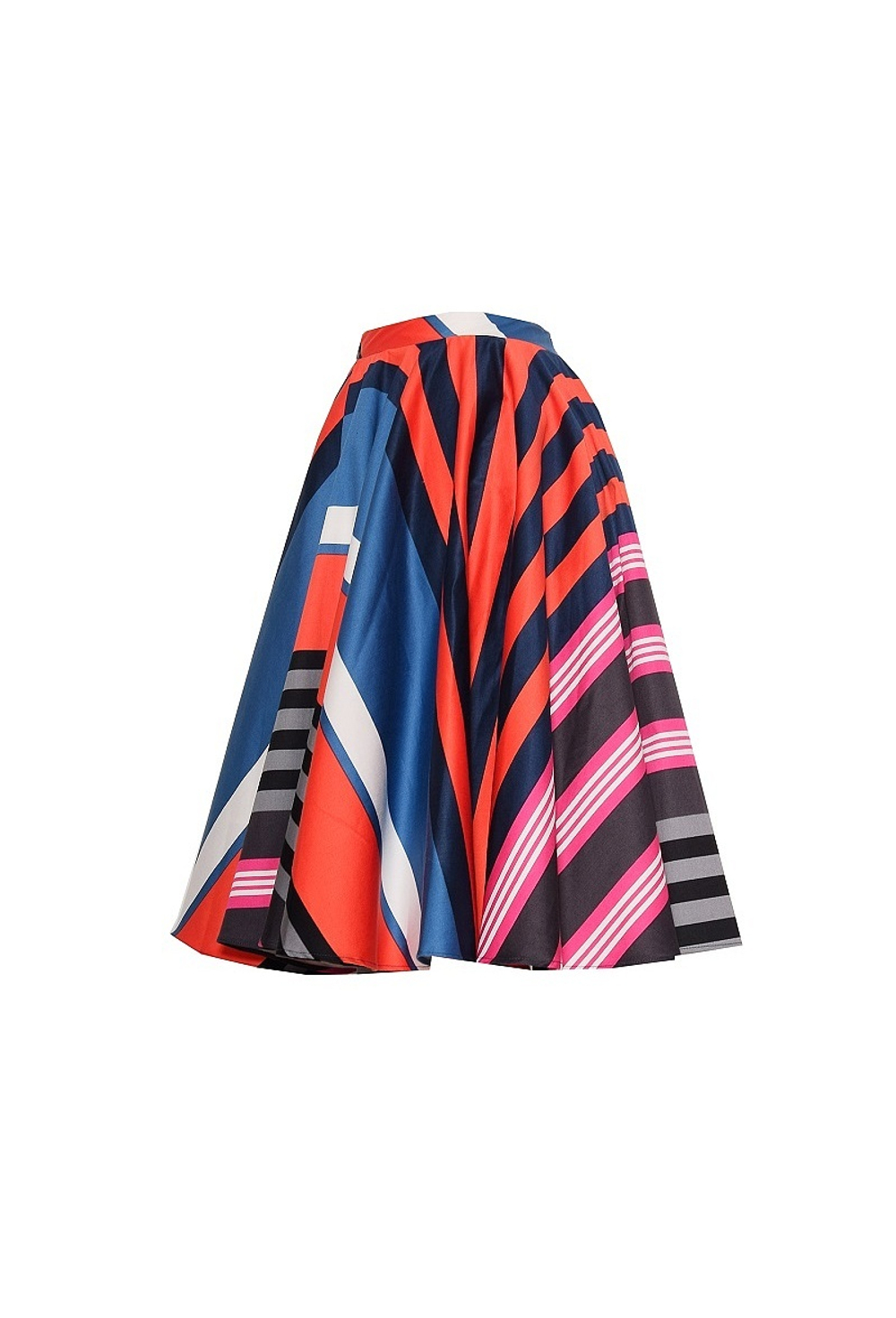 Юбка-солнце в полоску 79-15SS