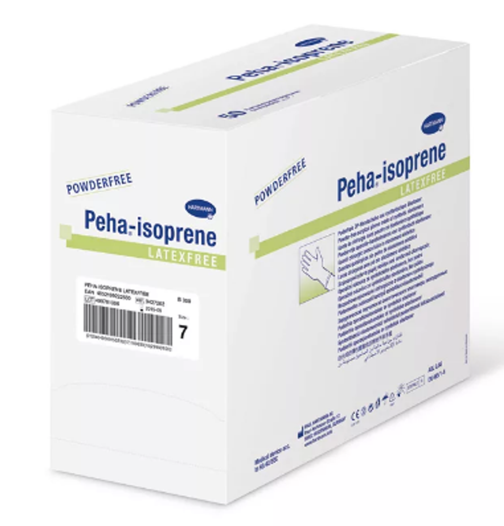 Peha-isoprene latexfree перчатки синтетические стерильные №8. 50пар