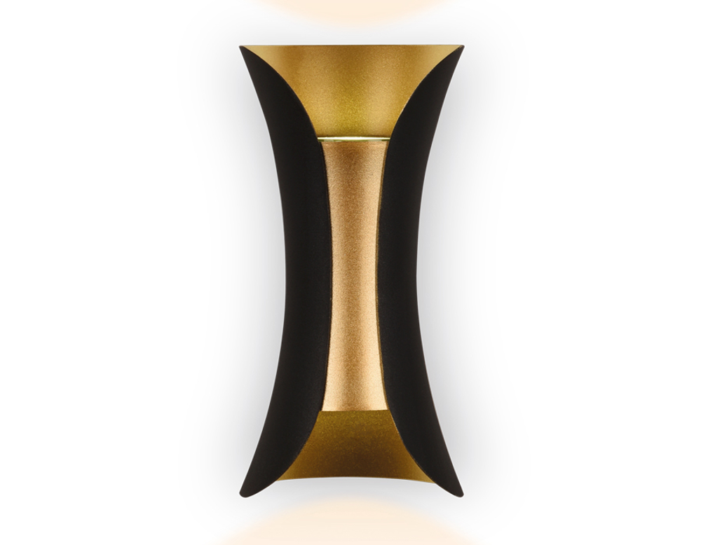 FW193 BK/GD/S черный/золото/песок  LED 4200K 10W 100*200*85