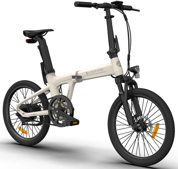 Электровелосипед ADO A20S AIR (36V/9,6Ah) - Слоновая кость фото №2