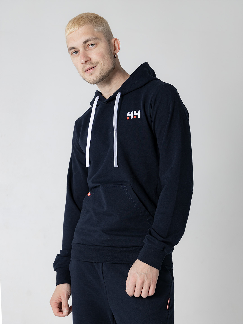 Худи мужское спортивное Город Горький темно-синее