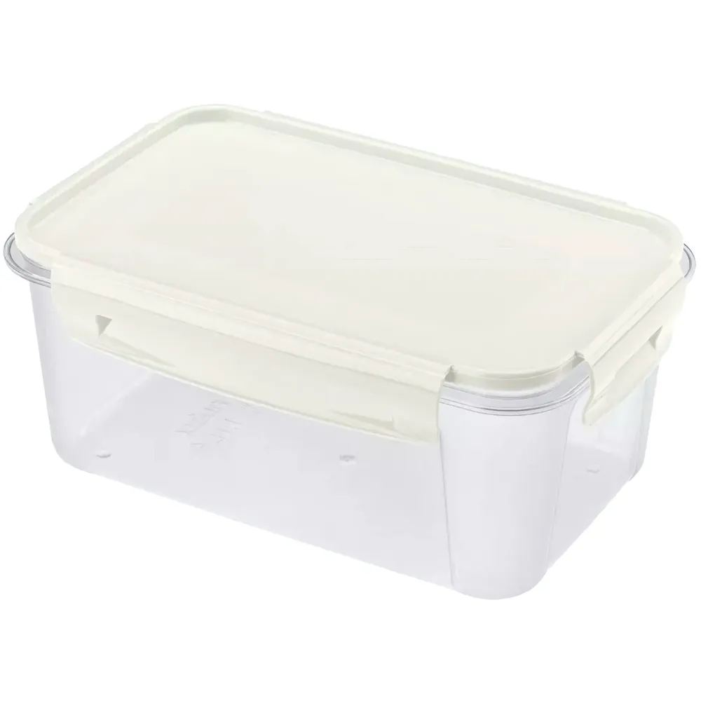 Контейнер для продуктов 1,1л «ЛОК» прямоугольный светло-серый 433155230