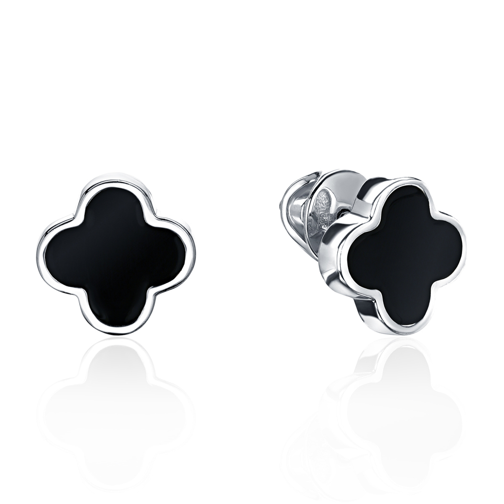 Серьги из белого золота 585 пробы JA-S-0212965Э