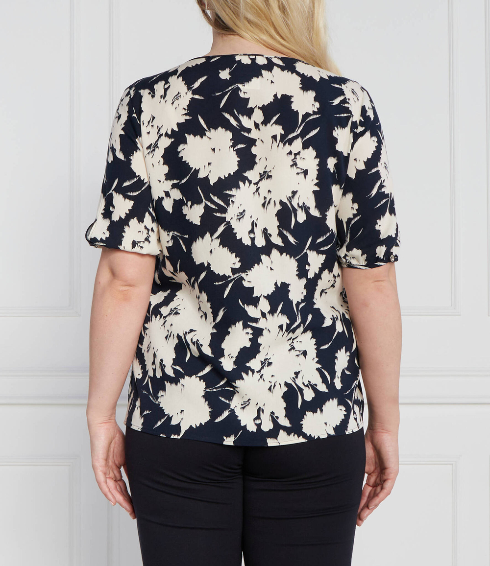 Блузка plus size Persona by Marina Rinaldi - темно-синий(7111033)