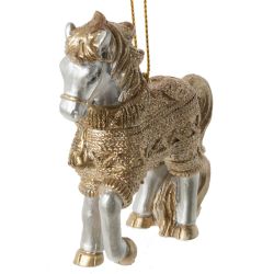 GAEM Фигурка декоративная подвесная "Лошадка", L8 W2,5 H8 см
