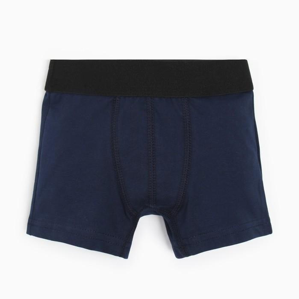 Боксеры на жаккардовой резинке темно-синий, р. 128 9535176 (MINAKU)