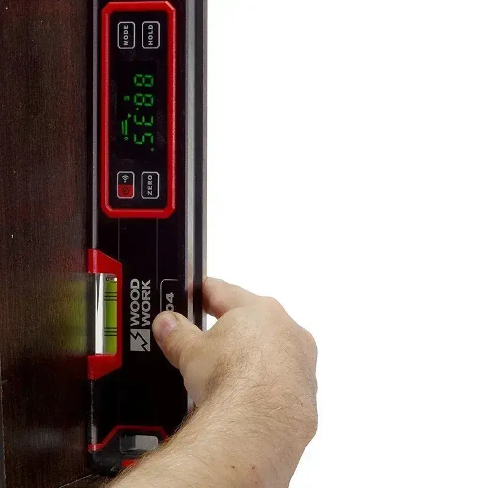 Цифровой уровень DL-04 WOODWORK с двумя пузырьковыми индикаторами