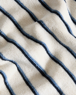 Zara Home - Красочное полосатое банное полотенце, синий, 90х150 см