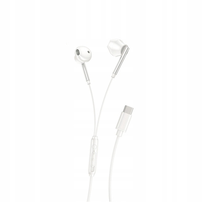 Наушники проводные EP66 Crescent Type-C digital decoding flat earphone white
