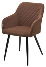 Стул М-City DISAUR Бренди (Brandy) 505-11 Кофе, Велюр "Беспальчиковый", Черный каркас