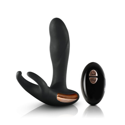 Массажер простаты с вибрацией и функцией нагрева Renegade Sphinx Warming Prostate Massager (черный) (Цвет: черный)
