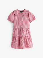 Платье школьное для девочки Next M82-266, Белый, Красный