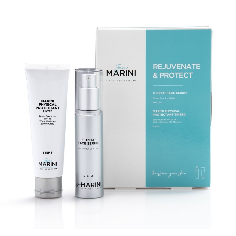 Jan Marini НАБОР REJUVENATE & PROTECT С SPF 45 Набор для ремоделирования кожи с SPF 45. Объем: 57 мл. (срок 04/26 +6 мес после вскрытия)