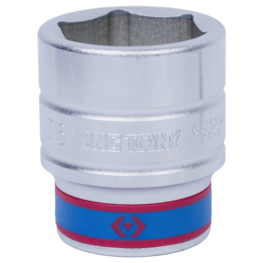 Головка торцевая стандартная шестигранная 3/4&quot;, 36 мм KING TONY 633536M