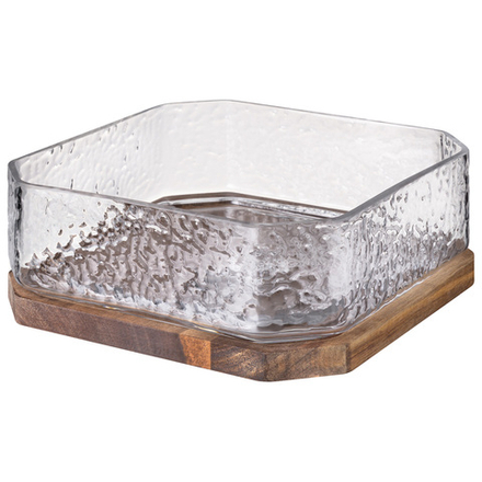 ФРУКТОВНИЦА "AQUA" НА ПОДСТАВКЕ ДИАМЕТР 21 СМ ВЫСОТА 8 СМ