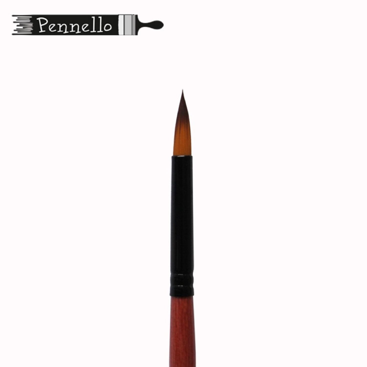 кисть Pennello синтетика круглая №7 короткая ручка
