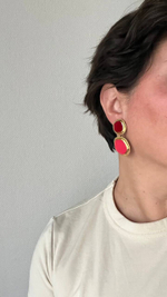 Клипсы с розовой эмалью Anne Klein (только онлайн)