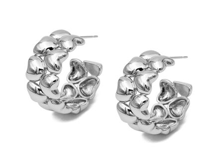 Серьги "Сердечки" 22мм