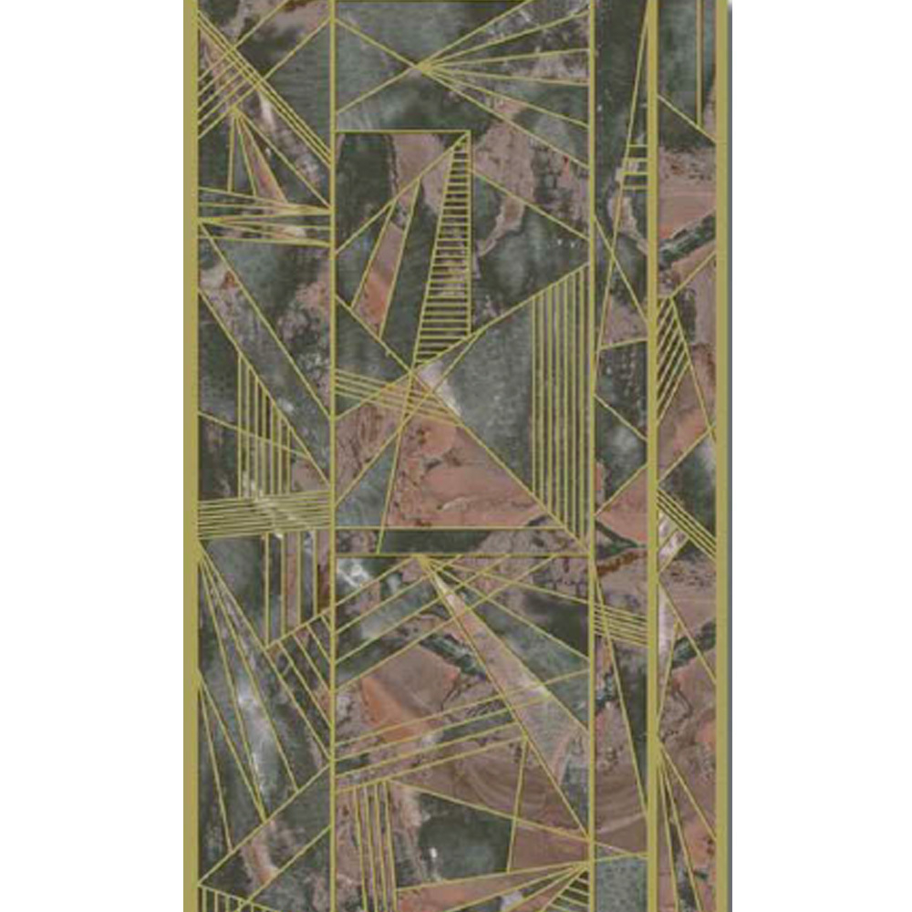 Панель ПВХ термопечать Треугольники Ар Нуво 21Т039-3 2700х250 мм