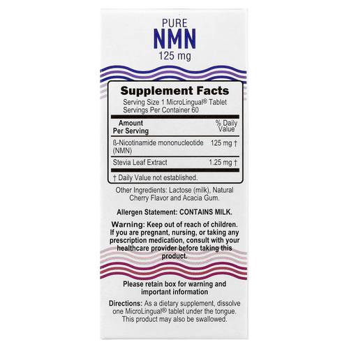 Superior Source, Pure NMN, 60 быстрорастворимых таблеток
