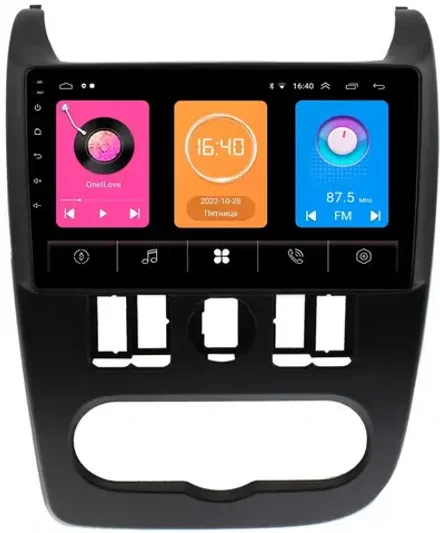 Магнитола для Lada Largus 2012-2021 - OEM GT9-1163 на Android 10, 2ГБ-16ГБ