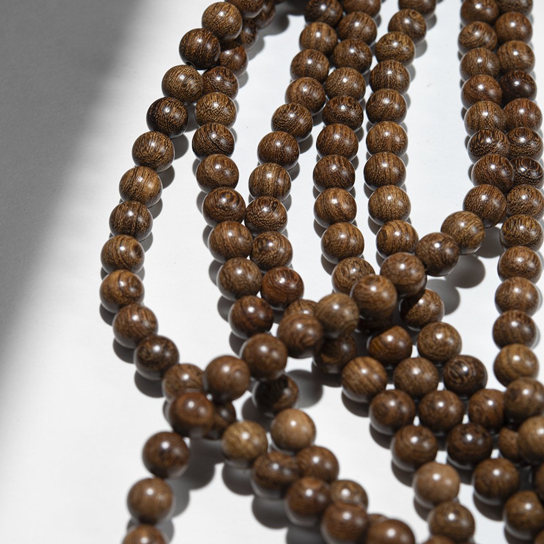 Золотой сандал, бусины в форме шара, 8,4мм