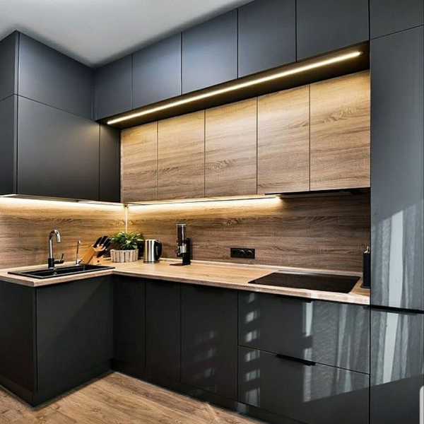 Примеры современных дизайнов кухонь из интернета