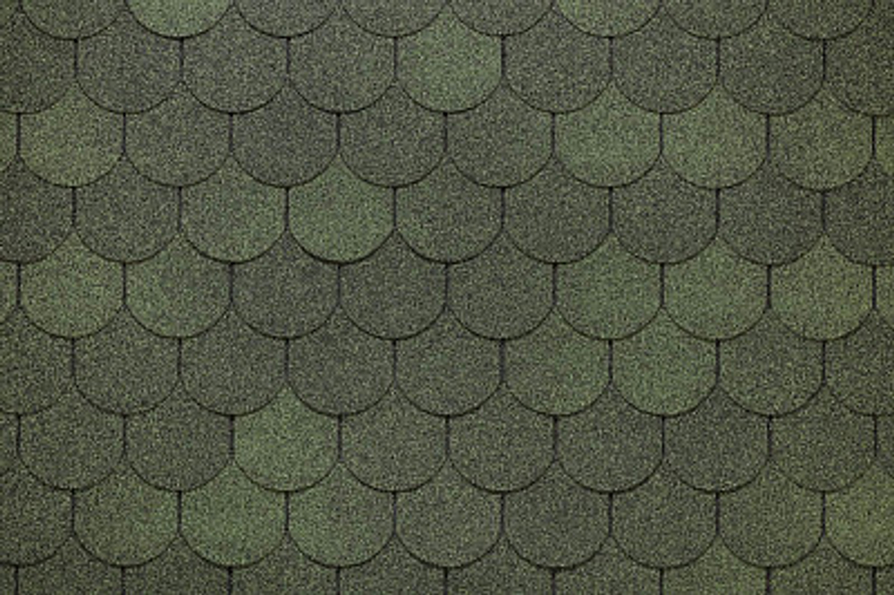 Гибкая черепица Döcke PIE EUROPA/ CUPOLA/ Зеленый