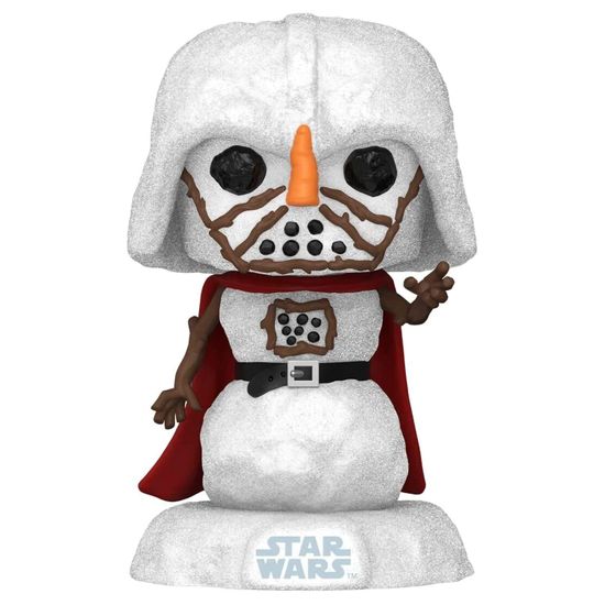 Фигурка Funko POP! Bobble Star Wars Holiday Darth Vader Snowman (556) 64336 / Фигурка по мотивам франшизы "Звёздные войны", Дарт Вейдер (снеговик)