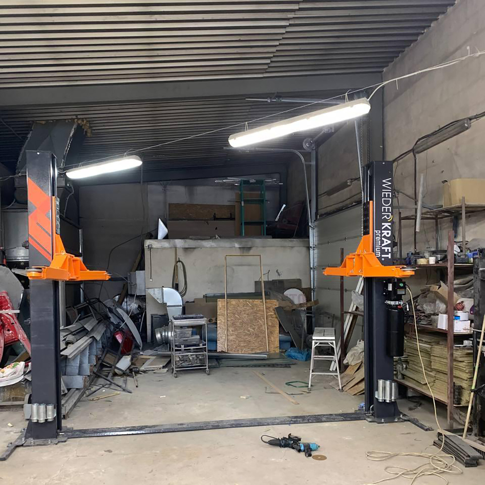 WDK-524N Подъемник двухстоечный с нижней синхронизацией 5 тонн, одност. разбл., 380В