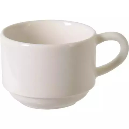 Чашка кофейная «Крим» фарфор 90мл D=65,H=50,L=87мм бежев