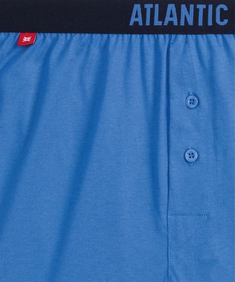 Трусы (2 шт) мужские семейные Atlantic 2MBX-025, темно-голубой + светло-голубой