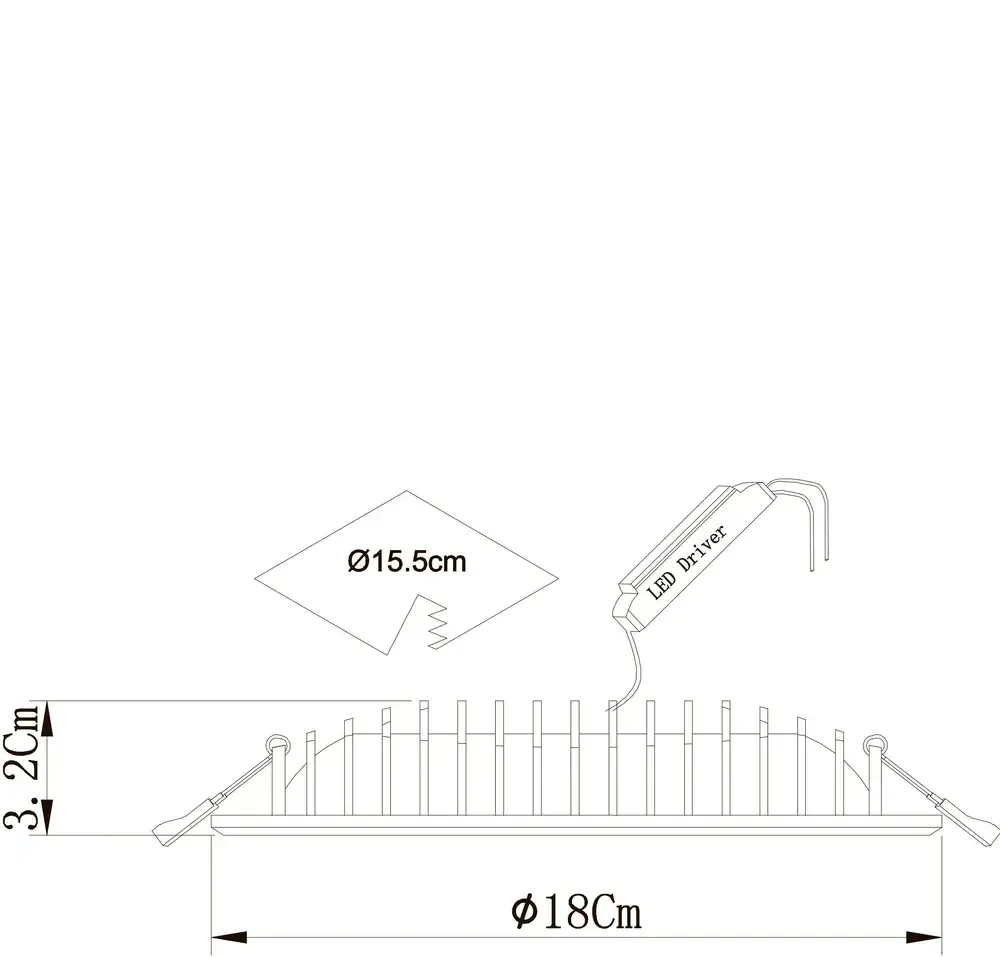 Точечный встраиваемый светильник Arte Lamp