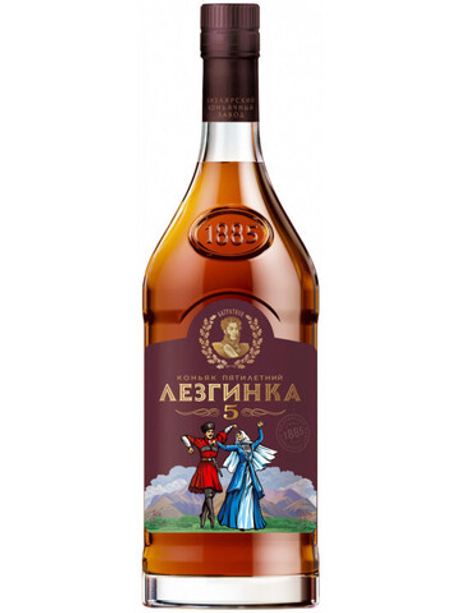 Коньяк Лезгинка 5 лет