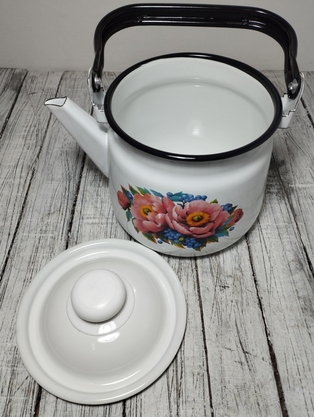 Чайник 2,5 л Декор 2711/4 Ягоды-пионы