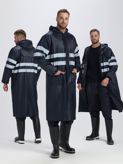 Плащ влагозащитный PROFLINE Specialist СОП (ПВХ,210), т.синий