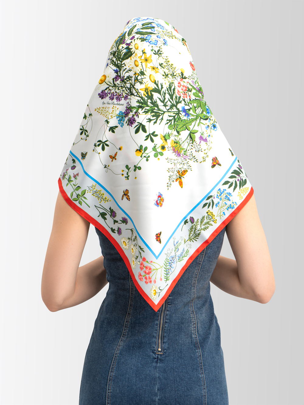 Платок «Русский полевой букет»