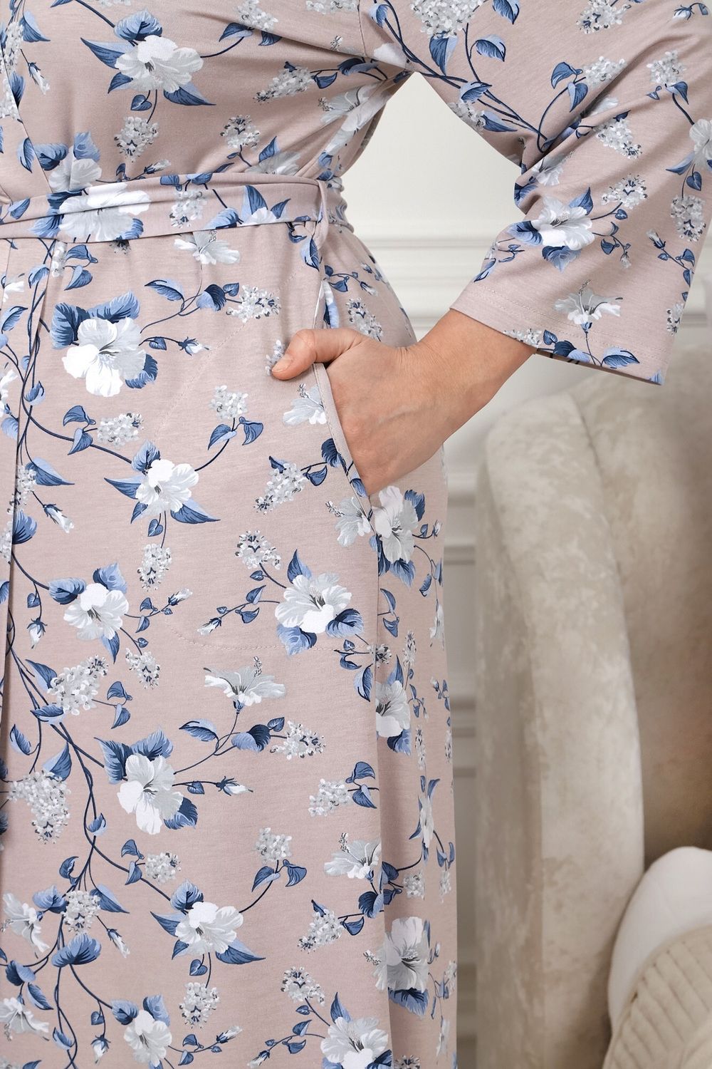 Халат Модест-3 Виотекс БЕЖЕВЫЙ