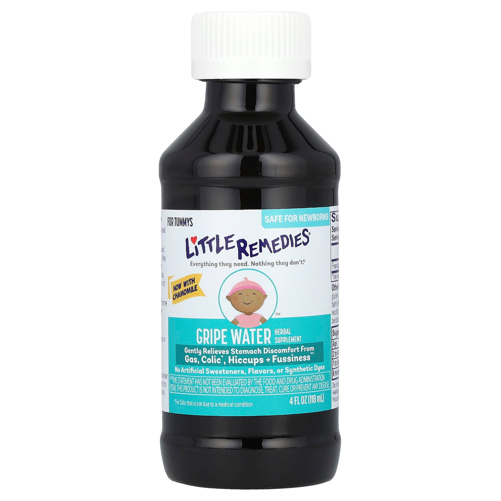 Little Remedies, Gripe Water, для животика, 118 мл (4 жидк. унц.)