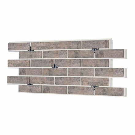 Клинкерная термопанель ППС Beryoza Ceramica Brick Wall Табачный 1020х455 мм
