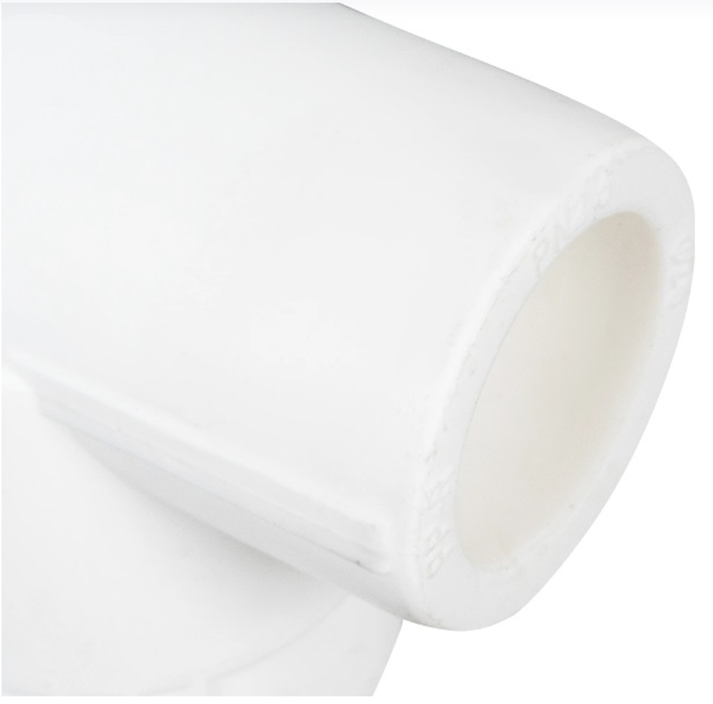 Кран полипропиленовый шаровый угловой для подключения радиатора PN25 d25х3/4" наружная резьба