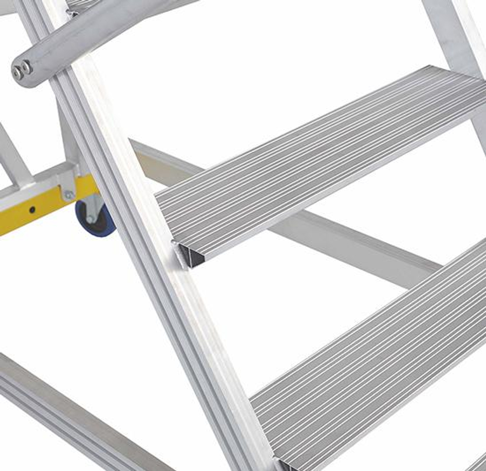 Вышка - стремянка разборная на колесах (300кг+150кг) MEGAL ВС3-1.0